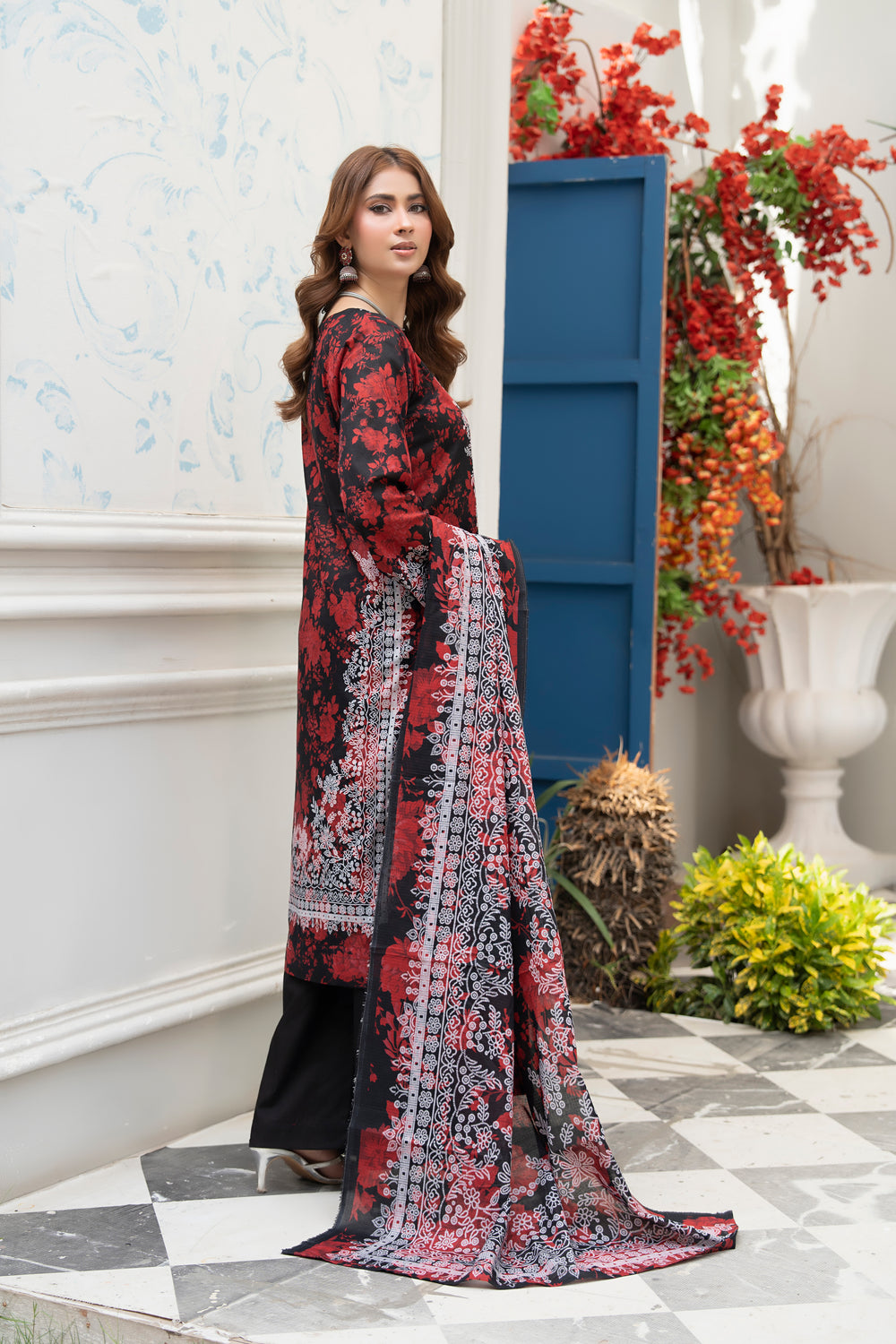 Bin Naeem Platinum Vol-69 Article 08 | 3 Piece Unstitched Lawn Suit