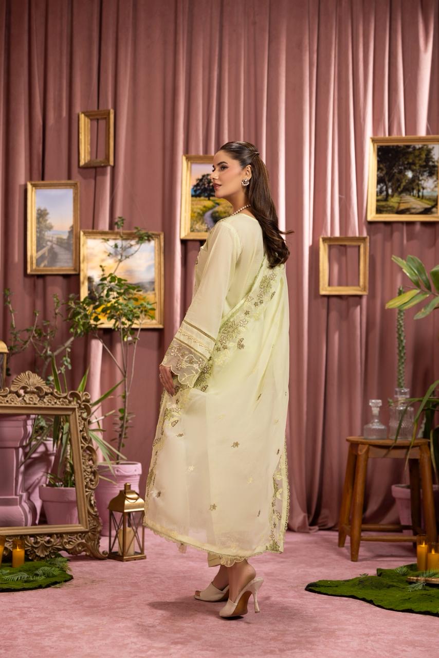 3 PIECE - EMBROIDERED LAWN SUIT