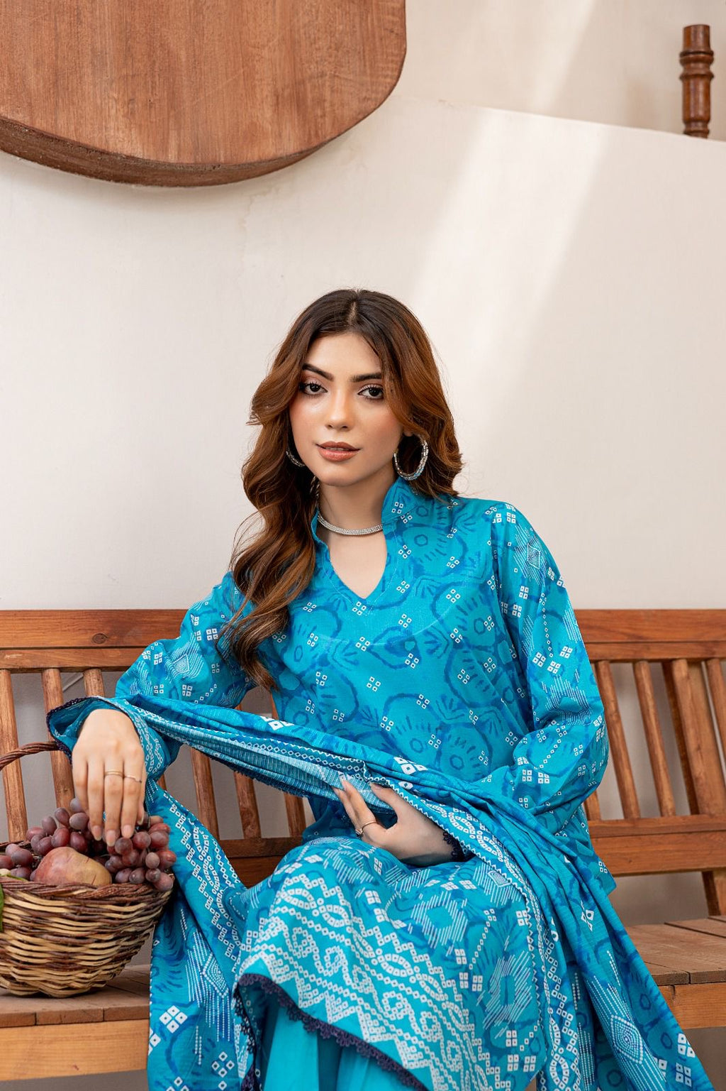 3 PIECE - EMBROIDERED LAWN SUIT