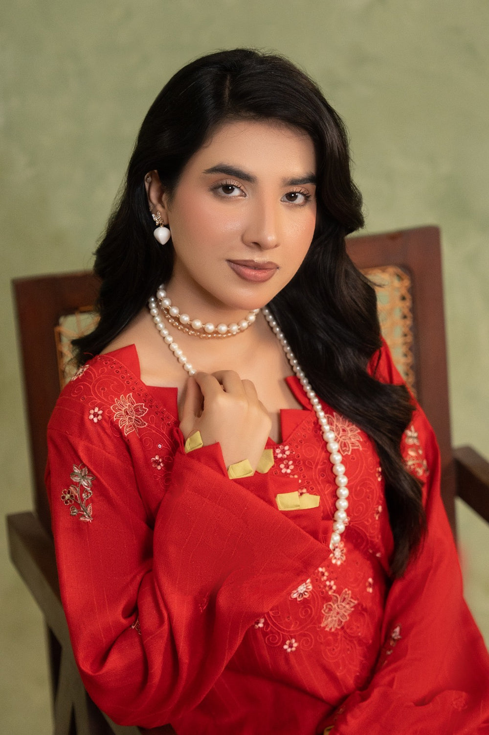 SHEEN LUXE 3PC EMBROIDERED WITH READY TO WEAR DUPATTA