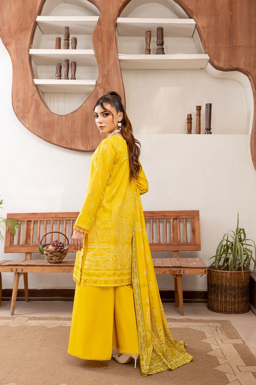 3 PIECE - EMBROIDERED LAWN SUIT