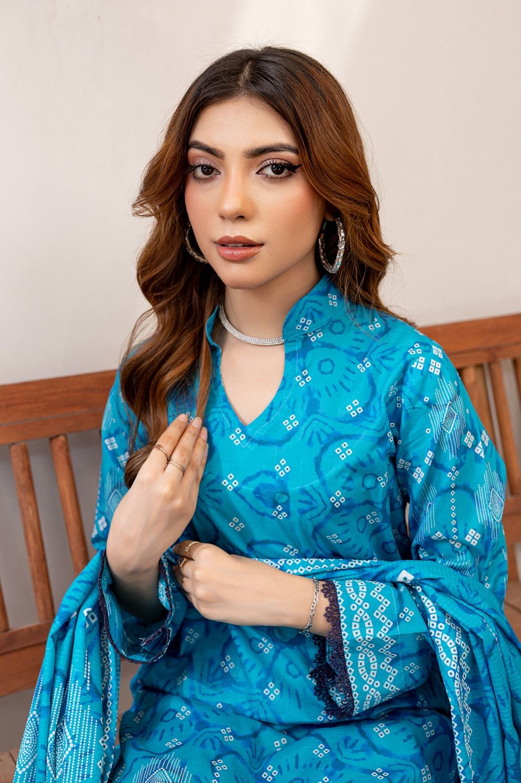 3 PIECE - EMBROIDERED LAWN SUIT
