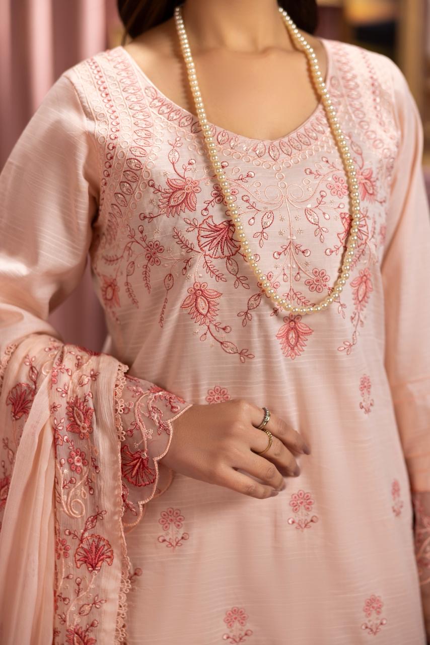 3 PIECE - EMBROIDERED LAWN SUIT