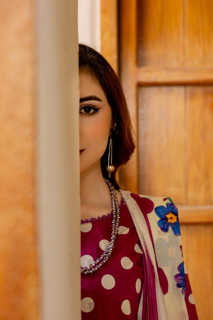 3 PIECE - PRINTED LAWN SUIT