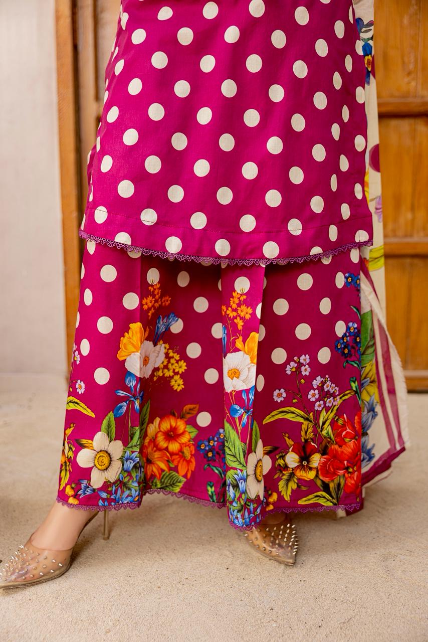 3 PIECE - PRINTED LAWN SUIT