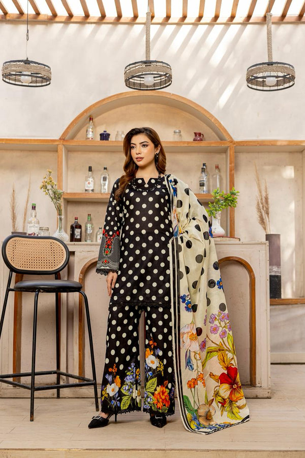 3 PIECE - PRINTED LAWN SUIT