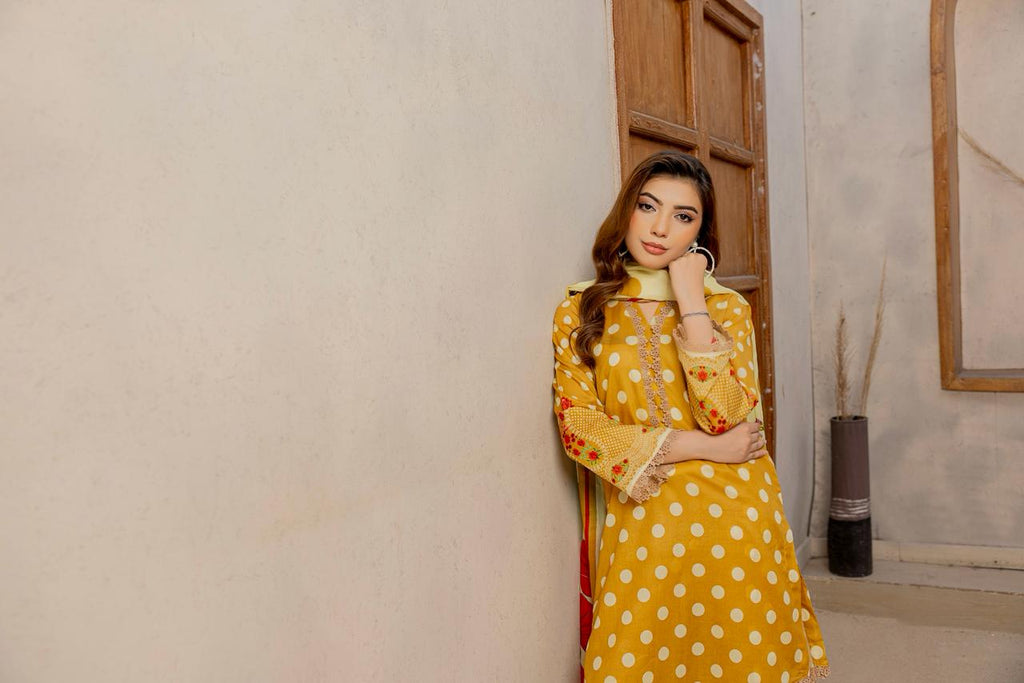 3 PIECE - PRINTED LAWN SUIT