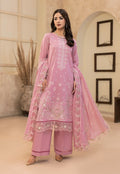3 PIECE - UNSTITCHED EMBROIDERED LAWN SUIT