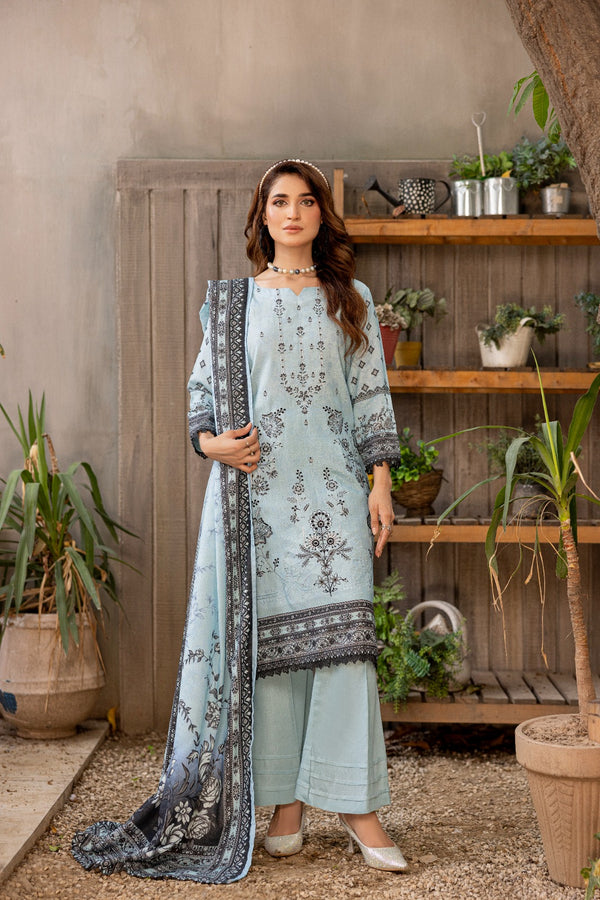 Azura Karandi 3 Piece Unstitched Suit