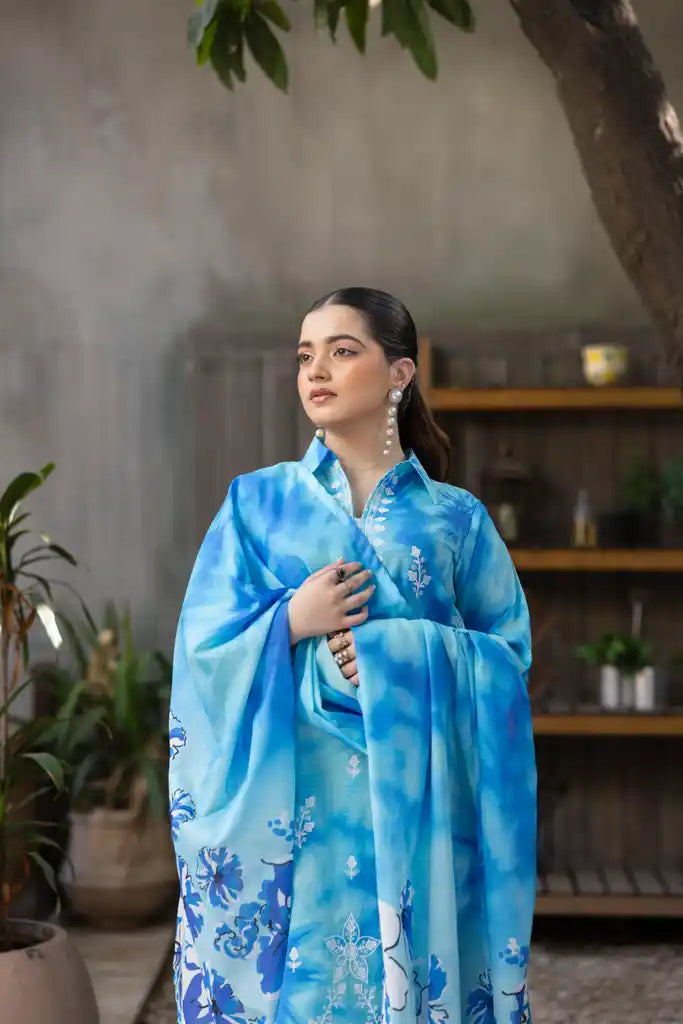 3 PIECE - EMBROIDERED LAWN SUIT