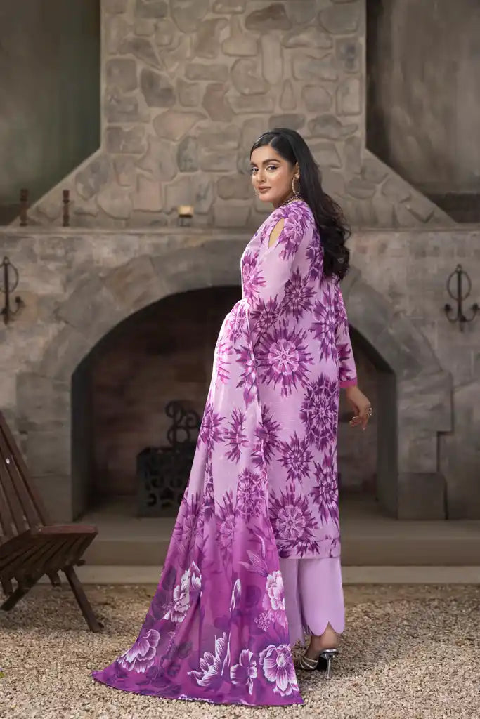 3 PIECE - EMBROIDERED LAWN SUIT