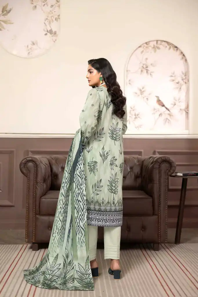 3 PIECE - EMBROIDERED LAWN SUIT