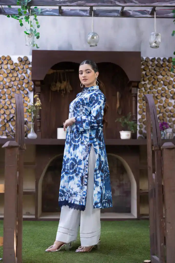 3 PIECE - EMBROIDERED LAWN SUIT