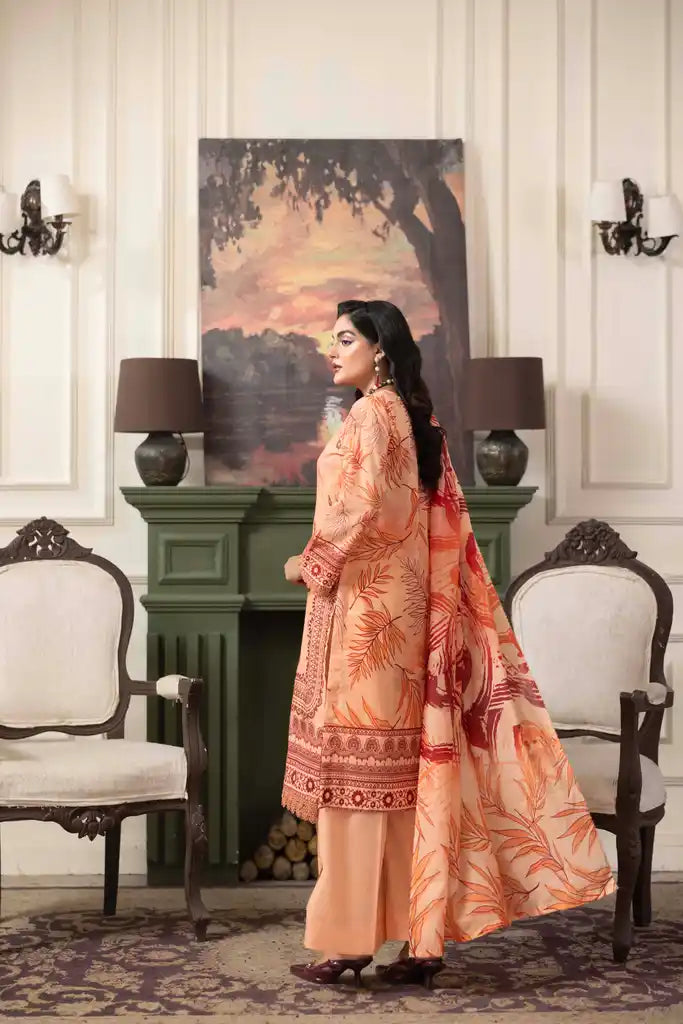 3 PIECE - EMBROIDERED LAWN SUIT