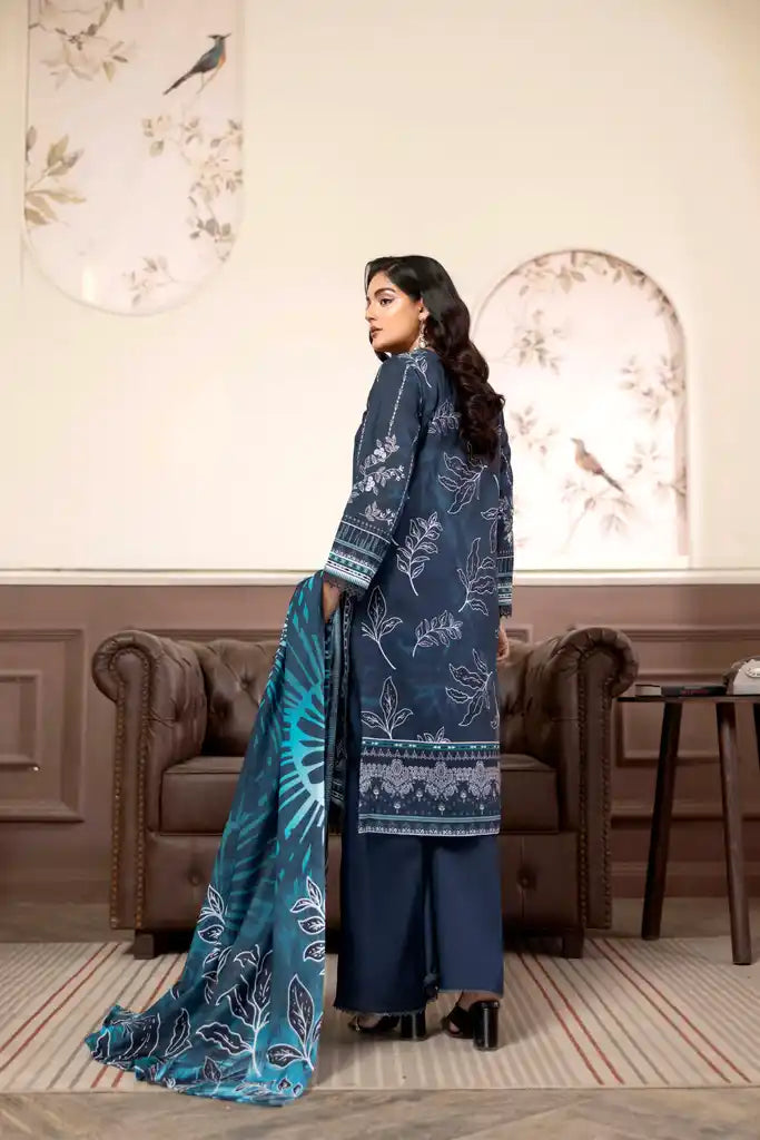 3 PIECE - EMBROIDERED LAWN SUIT