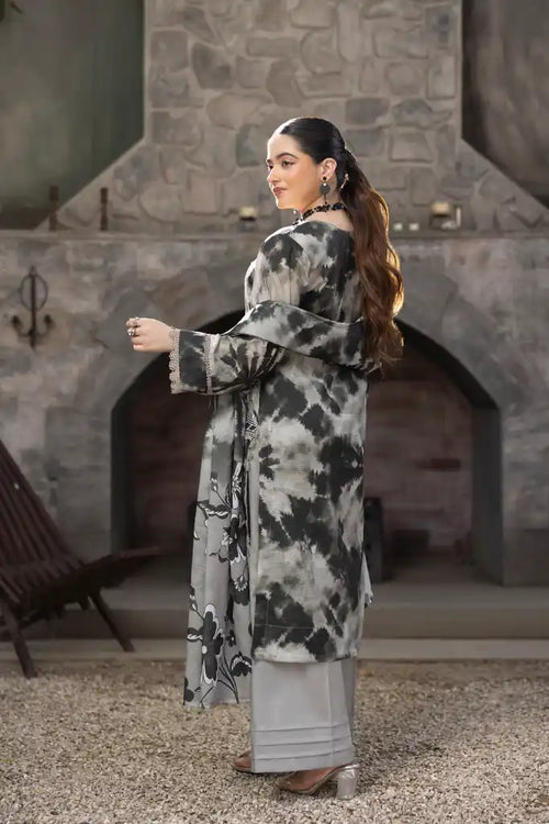 3 PIECE - EMBROIDERED LAWN SUIT