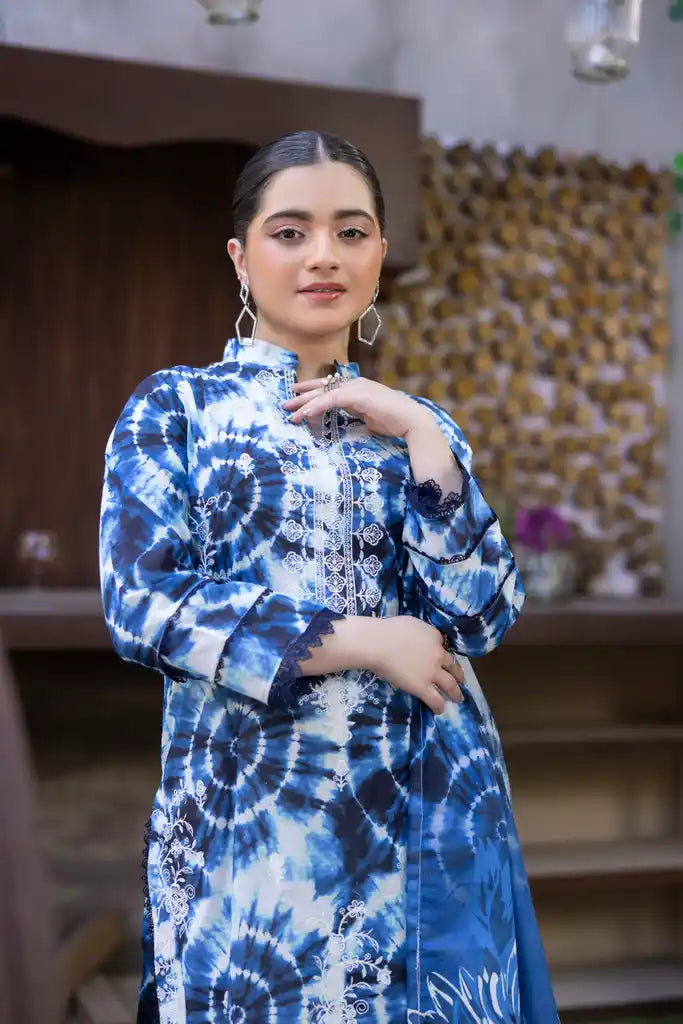 3 PIECE - EMBROIDERED LAWN SUIT