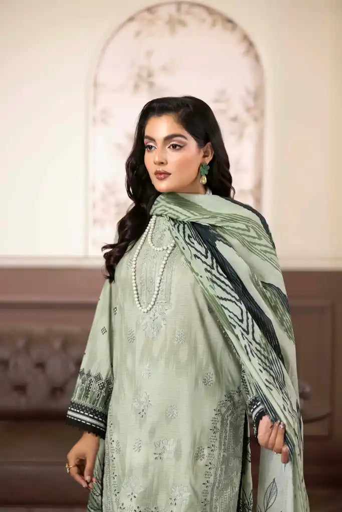 3 PIECE - EMBROIDERED LAWN SUIT