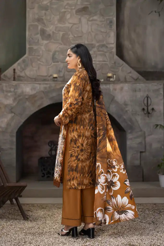 3 PIECE - EMBROIDERED LAWN SUIT