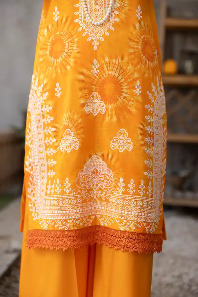 3 PIECE - EMBROIDERED LAWN SUIT