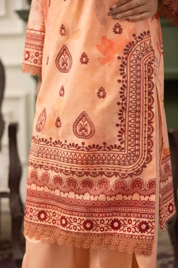 3 PIECE - EMBROIDERED LAWN SUIT