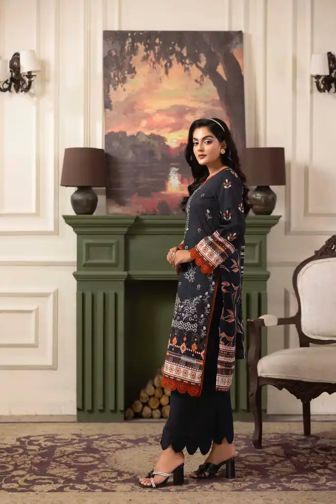 3 PIECE - EMBROIDERED LAWN SUIT