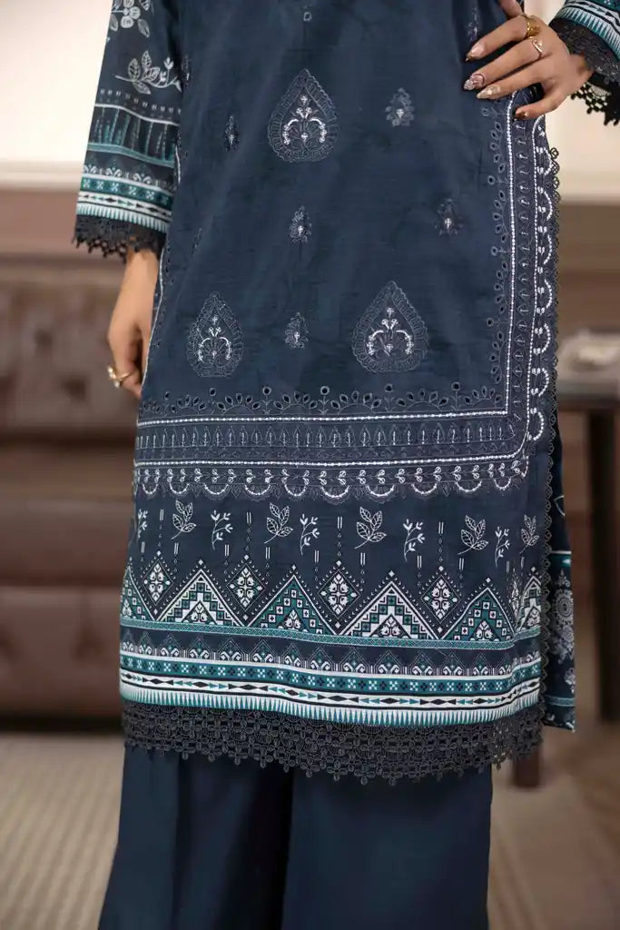 3 PIECE - EMBROIDERED LAWN SUIT