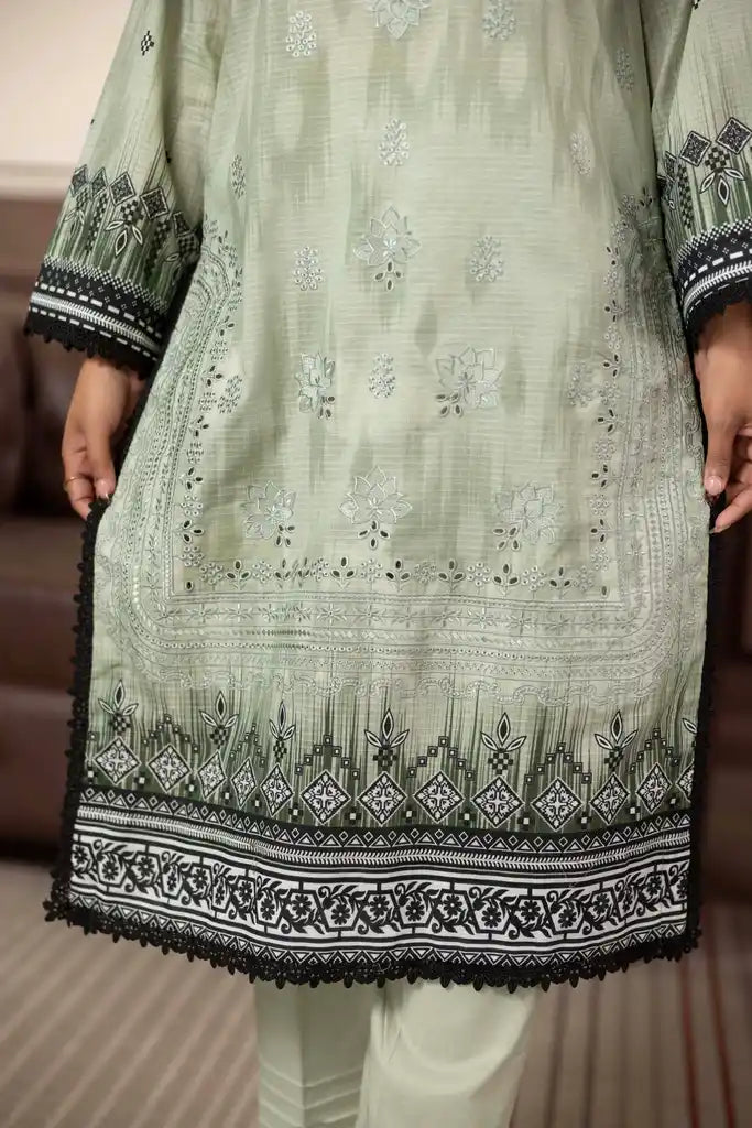 3 PIECE - EMBROIDERED LAWN SUIT