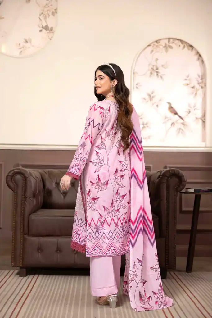 3 PIECE - EMBROIDERED LAWN SUIT