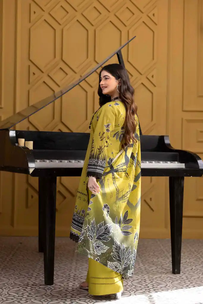 3 PIECE - EMBROIDERED LAWN SUIT