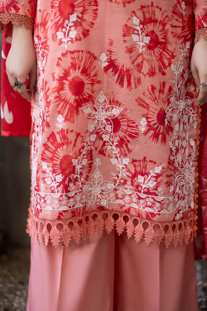 3 PIECE - EMBROIDERED LAWN SUIT