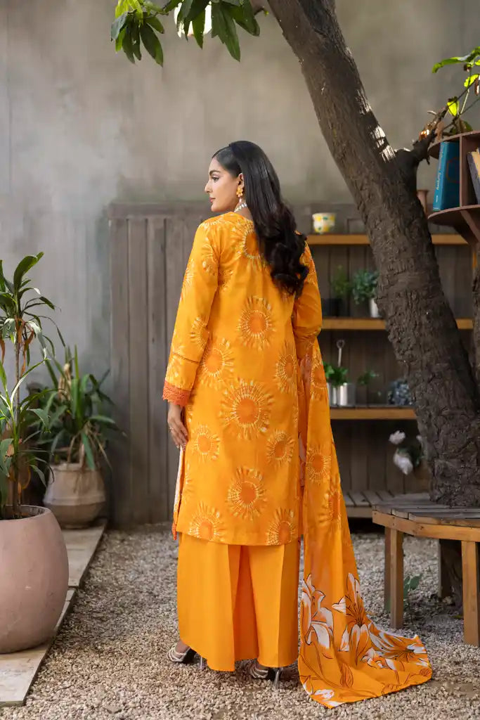 3 PIECE - EMBROIDERED LAWN SUIT