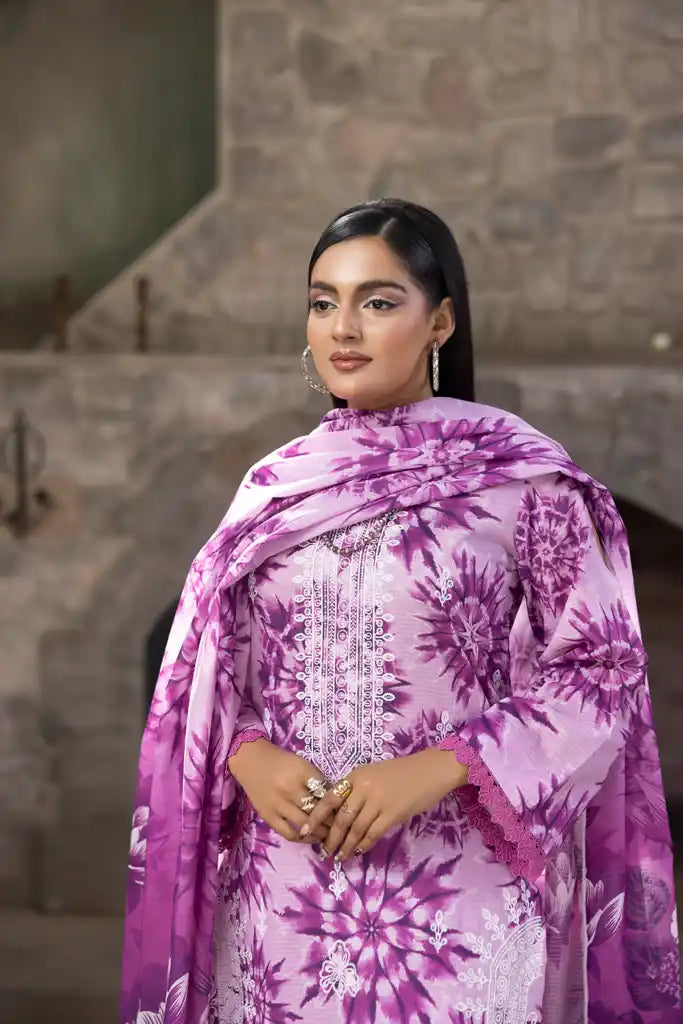 3 PIECE - EMBROIDERED LAWN SUIT