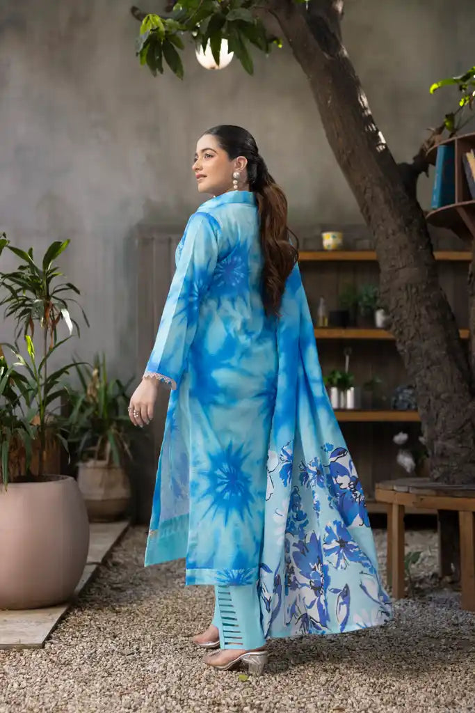 3 PIECE - EMBROIDERED LAWN SUIT