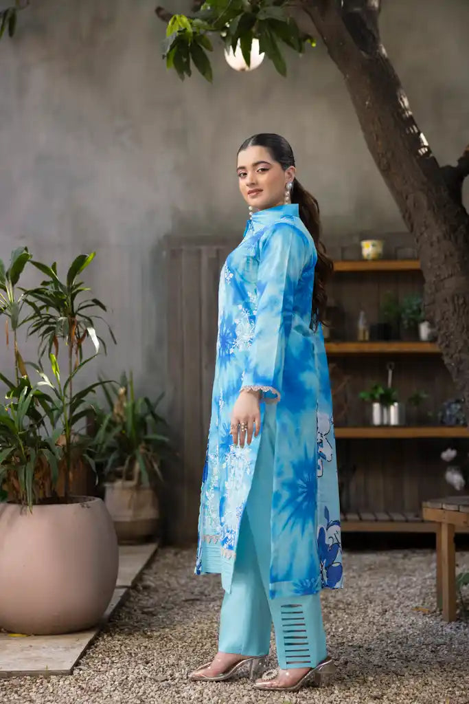 3 PIECE - EMBROIDERED LAWN SUIT